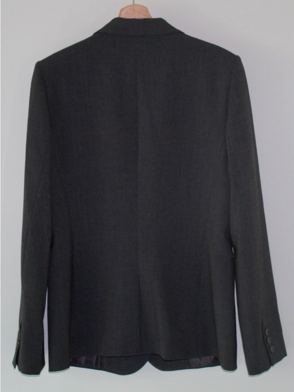 Calvin Klein Women's Black Tailored Single-Button Blazer Size L - Picture 6 of 7
